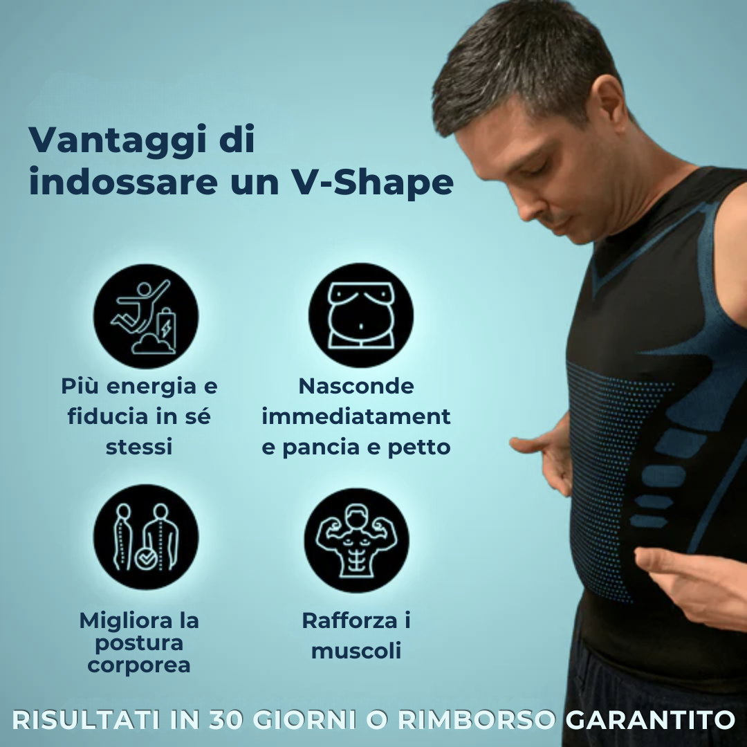 V-Shape – Senti la forza della fiducia in te stesso, dell’energia e della forza interiore.
