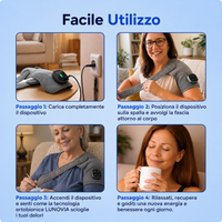 Massaggiatore per spalle 3 in 1 - Lunovia